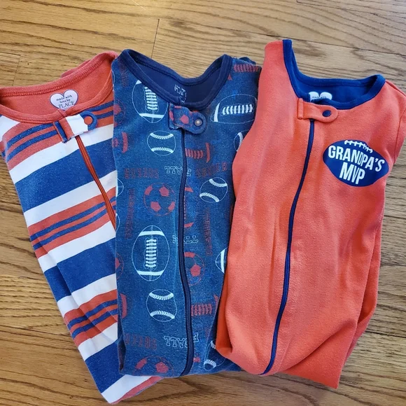 Boys 3T one piece no feet pajamas - Picture 5 of 6